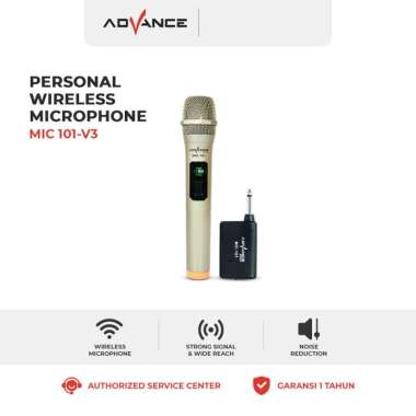 Advance Microphone Wireless Tanpa Kabel MIC 101 MIC 101 PRO