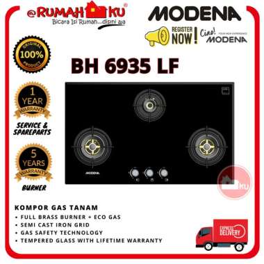KOMPOR 3 TUNGKU MODENA DORATO - BH 6935 LF