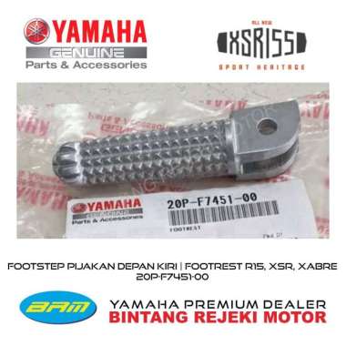 FOOTSTEP PIJAKAN DEPAN KIRI | FOOTREST R15, XSR, XABRE 20P-F7451-00