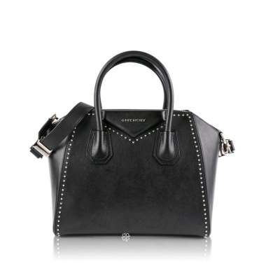 Givenchy Antigona Small Studded Calfskin Black