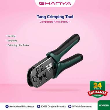 UGREEN Tang Crimping Tool RJ45 RJ11 LAN Network Tank Criming Tang Krimping MultiFungsi 10952