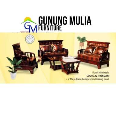 Kursi Sofa Tamu Mewah Sofa Louis Type 221 ( Oscar dan Kain) Louis Kain