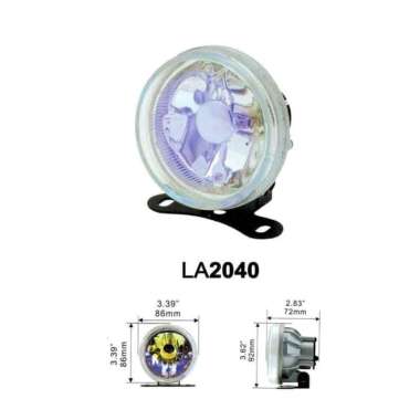 FOGLAMP LA 2040 CLEAR UNIVERSAL / LAMPU TEMBAK DLAA UNIVERSAL