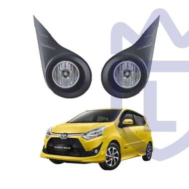 FOGLAMP / LAMPU KABUT DLAA TY7149 TOYOTA AGYA/WIGO 2018-ON COVER CHROME