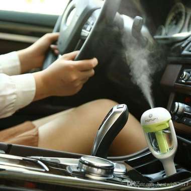 UAP KABIN MOBIL/ CAR HUMIDIFIER NANUM DENGAN AROMA TERAPI DIFFUSER Ungu
