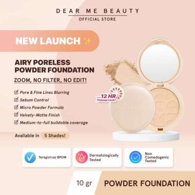 Dear Me Beauty Airy Poreless Powder Foundation N01 - Powder