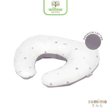 Kebutuhan Menyusui - Sumimo Nursing Pillow Cotton On Cotton Starry Grey