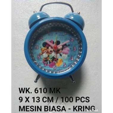 JAM BEKER KRING / JAM MEJA Bulat Disney WK-610 KEROPI