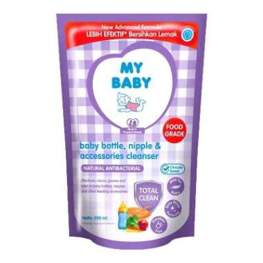My Baby Sabun Cair Pencuci Botol & Dot Bayi Refill 300 ml
