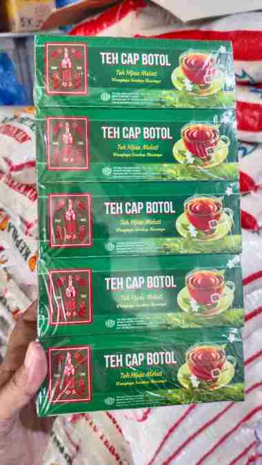 TEH BOTOL MELATI 25 ISI 5/ TEH BOTOL MELATI CELUP 1 SLOP ISI 5 DUS