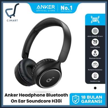 Anker Headphone Bluetooth On Ear Soundcore H30i - A3012