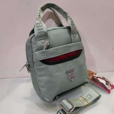Tas Selempang Chibao CB 5881 Kanvas Wanita Hijau Mint