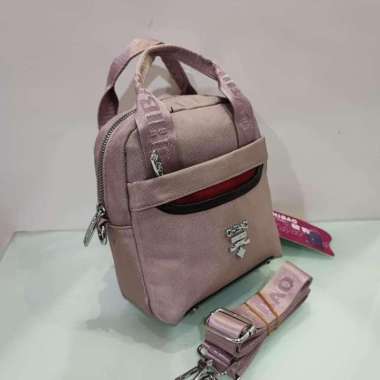 Tas Selempang Chibao CB 5881 Kanvas Wanita Pink Nude