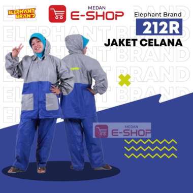 Jas hujan Elephant Brand Jaket Celana / Mantel - 212 R