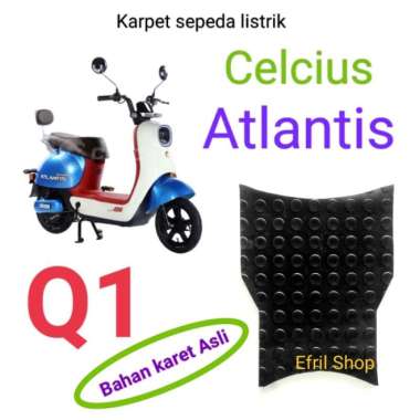 Karpet sepeda listrik Celcius Atlantis Q1 BABHAN KARET