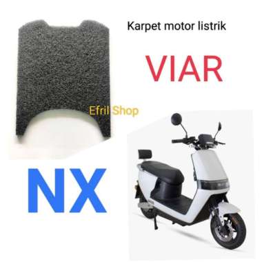 Karpet sepeda motor listrik Viar NX Hitam