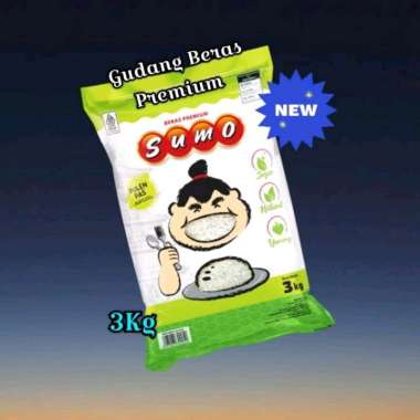 Beras SUMO 3Kg 《 KEMASAN HIJAU 》