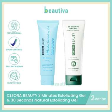 Cleora Beauty 3 Minutes Exfoliating Gel - 30 Seconds Natural Exfoliating Gel 3 Minutes Exfo Gel