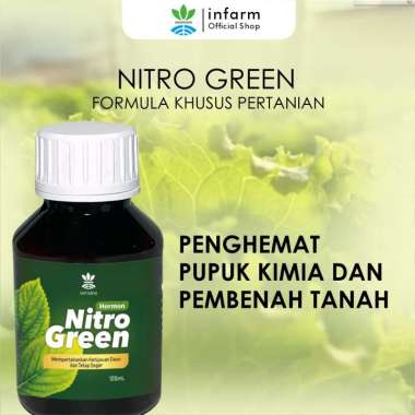INFARM - Pupuk Daun Nitro Green 100Ml Pupuk Tanaman Sitokinin Pupuk Buah Sayuran Bunga