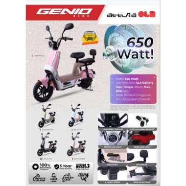 Sepeda Listrik Genio Attura CL 2