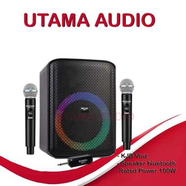 KJB Voiz Speaker Partybox bluetooth dengan mic