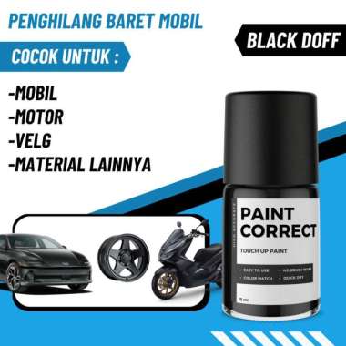 CAT OLES PENGHILANG BARET MOBIL MOTOR BLACK MATTE DOFF