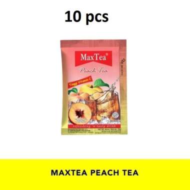 Max Tea all varian 10 Sachet Max Lemon Tea Maxx Tea Tarik Peach Tea Max Teh Tarik PeachTea