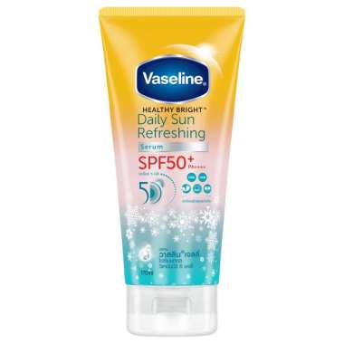Vaseline Healthy Bright Spf 50 Pa+++ Daily Refreshing Serum 170ml - Handbody Serum Untuk Melindungi