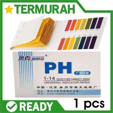 Kertas PH Meter - Alat Ukur Ph Air - Kertas Lakmus - PH Tester