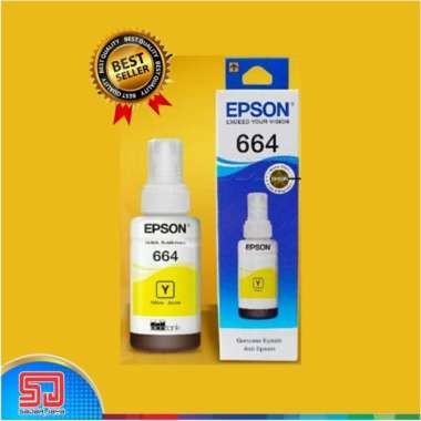 Tinta Epson Original 664 Yellow Tinta Printer Epson Kuning