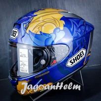 SHOEI HELM X15 MARQUEZ THAILAND TC2 | BLUE GOLD | XFIFTEEN SNI