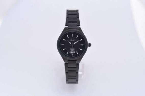 Jam Tangan Wanita - Elizabeth | Chain Strap 2201-0911 Black