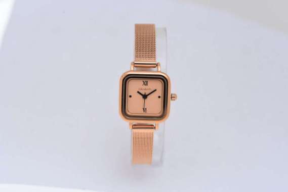 Jam Tangan Wanita - Elizabeth | Mesh Strap 2203-0675 Rose Gold