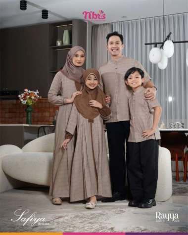 Sarimbit Muslim Nibras Terbaru 2025 Safiya Brown - GAMIS XS GAMIS XS