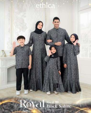 Sarimbit Ethica Terbaru 2025 Royal 39 Black Kagumi 331 Kahfi 333 Kagumi Kids 173 Kahfi Kids 234 - GA