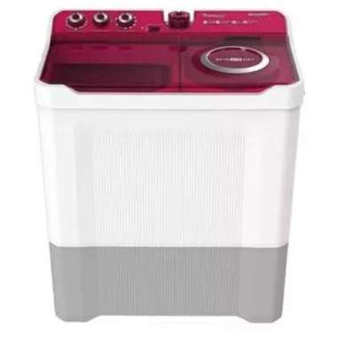 SHARP MESIN CUCI 2 TABUNG UKURAN KAPASITAS CUCIAN BESAR 12KG - 14 KG EST1290WA (12KG)NLPD