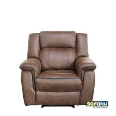 Recliner 02 Sofa - Sofa Recliner Santai Mekanis Reklening Kulit Oscar Sofa Rekliner Sandaran Empuk 1