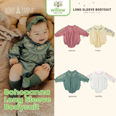 Jumpsuit - Bohopanna Long Sleeve Bodysuit 2Y Mauve
