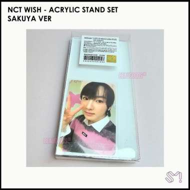 NCT WISH Acrylic Stand Set - Official - Ready Stock SAKUYA