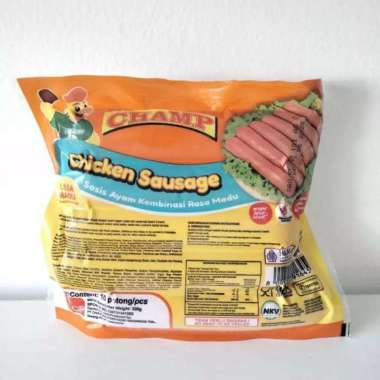 Champ Chicken Sausage Sosis Ayam Rasa Madu isi 10pcs 300gr