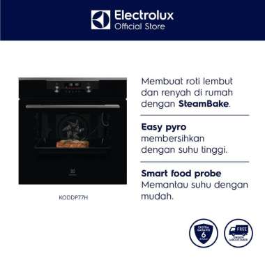 Electrolux Oven Tanam Listrik SteamBake 72L KODDP77H