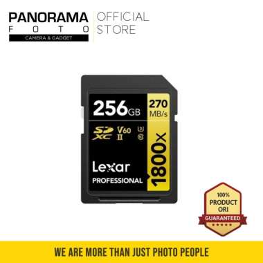 Memori Lexar 256GB Professional 1800x SDXC UHS-II
