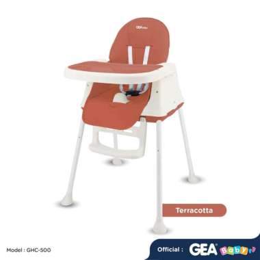 GEA Baby Wonder High Chair & Booster GHC-500 | Kursi Makan Bayi TERRACOTTA