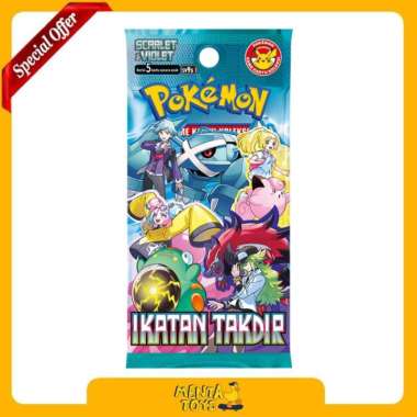 Kartu Pokemon TCG Indonesia - Ikatan Takdir Booster Pack sv9s - Pokemon Game Kartu Koleksi Scarlet &