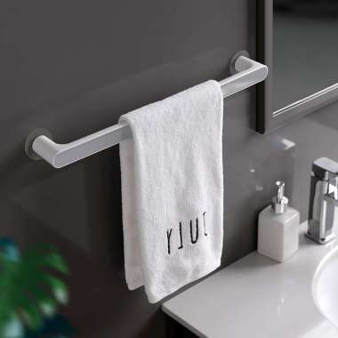 ECOCO Towel Bar - Gantungan Panjang Rak Handuk Toilet Towel Hanger Rak Sandal Rak Gantungan handuk t