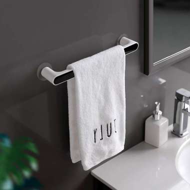 ECOCO Towel Bar - Gantungan Panjang Rak Handuk Toilet Towel Hanger Rak Sandal Rak Gantungan handuk t
