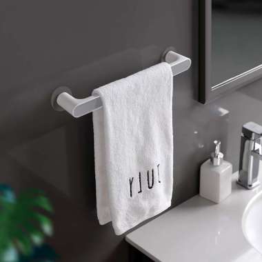 ECOCO Towel Bar - Gantungan Panjang Rak Handuk Toilet Towel Hanger Rak Sandal Rak Gantungan handuk t