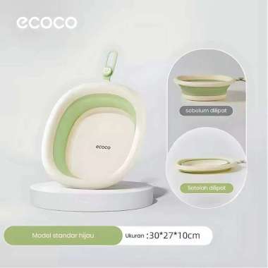 ECOCO Folding Basin - Baskom lipat baskom portable wastafel rumah tangga baskom plastik baskom kecil