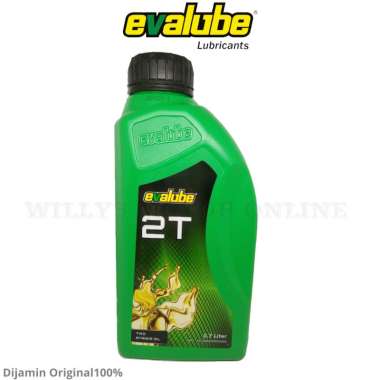Oli Evalube 2T 0.7L Original / Oli Samping Evalube 2T(HIJAU)