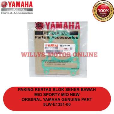 Paking Blok Seher Bawah Mio Sporty Mio New Soul Original 5LW-E1351-00 / Paking TP Mio (Kertas)